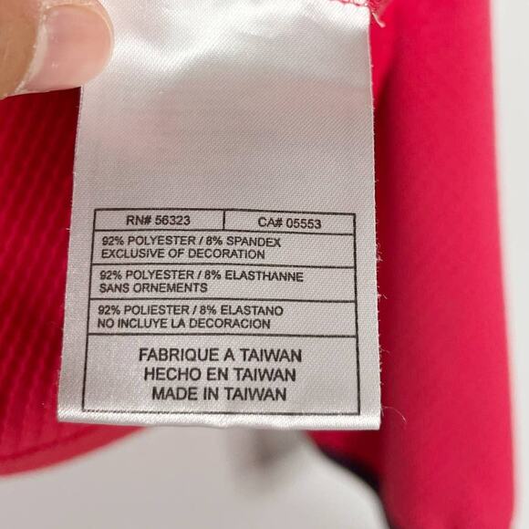 Nike Boys Large 12-14 Pink Long Sleeve 1/4 Zip Pullover Golf Fit Dry Textured - Picture 8 of 10